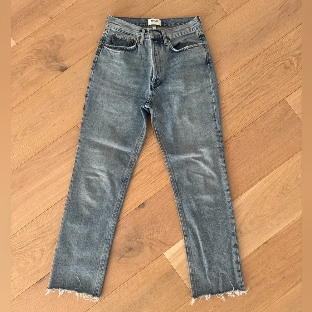 AGOLDE Lana Mid Rise Straight Jeans in Sway Size 26 - Picture 5 of 9